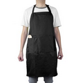 Heavyweight Unisex Adjustable Polyester/Cotton Bib Apron with Pockets